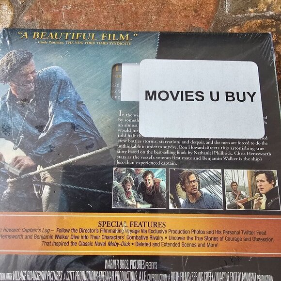 In The Heart Of The Sea Blu-ray Chris Hemsworth PG-13 2015 122 Mins - Picture 5 of 7